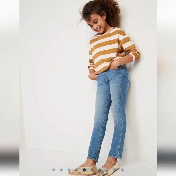 Old Navy Girls Skinny Jeans Light Wash XL (14-16) - Picture 9 of 14